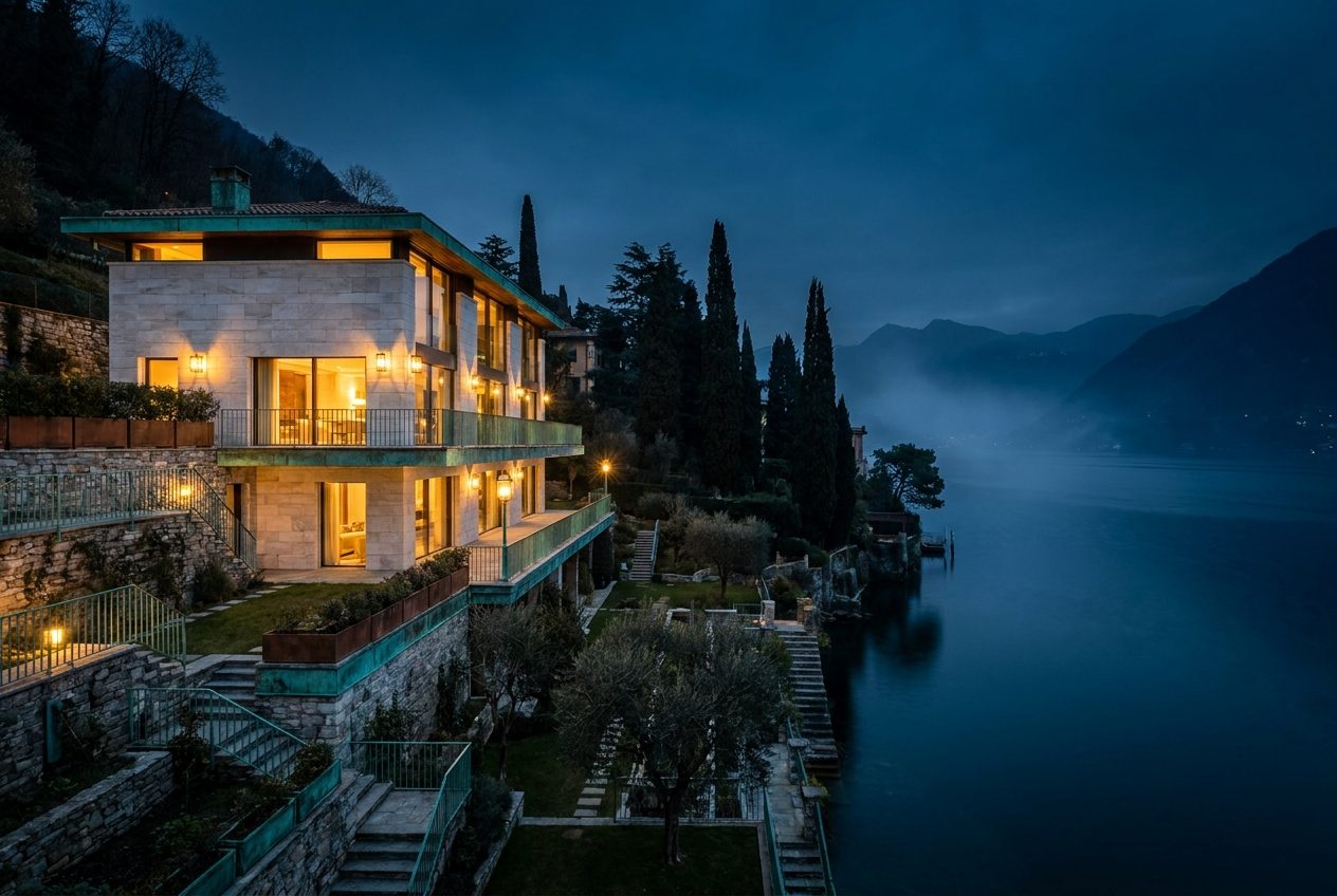 Villa Lario in Lake Como, Italy